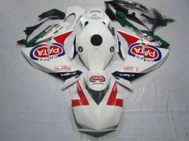 Best 2012-2016 Red White PATA Honda CBR1000RR Motorcycle Fairings Kit UK