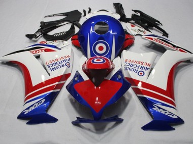 Best 2012-2016 Blue Red Royal Air Force Reserves Honda CBR1000RR Motorcylce Fairings UK