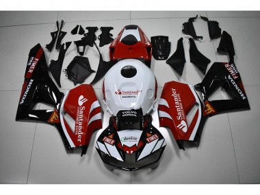 Best 2012-2016 Black White Red Santander Honda CBR1000RR Moto Fairings UK