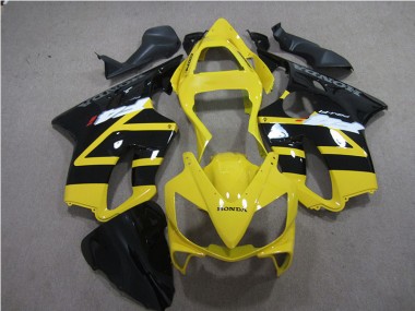 Best 2001-2003 Yellow Black Honda CBR600 F4i Motorcylce Fairings UK