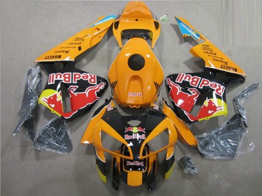Best 2005-2006 Orange Black Red Bull Honda CBR600RR Motorbike Fairing UK