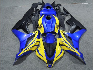 Best 2007-2008 Black Blue Yellow Honda CBR600RR Bike Fairings UK