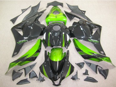 Best 2009-2012 Black Green Honda CBR600RR Motorbike Fairing UK