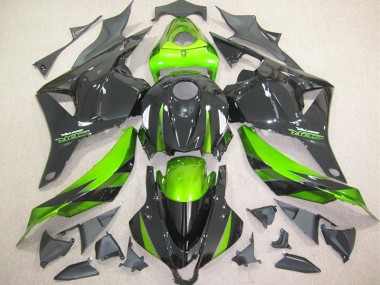 Best 2009-2012 Black Green Honda CBR600RR Bike Fairing Kit UK