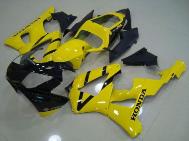 Best 2000-2001 Black Yellow Honda CBR900RR 929 Motor Fairings UK