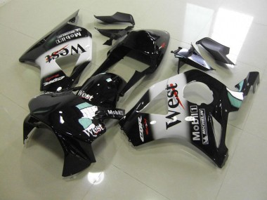 Best 2002-2003 Black West Honda CBR900RR 954 Motorcycle Fairings Kits UK