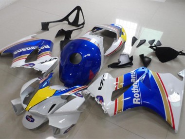 Best 2002-2013 Blue White Rothmans Honda VFR800 Motorcycle Fairing Kits UK