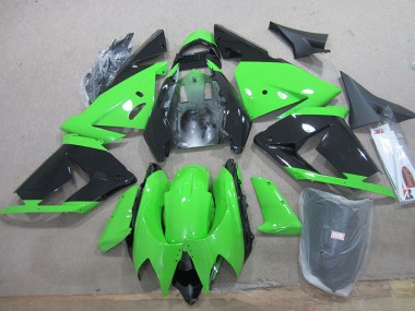 Best 2003-2005 Black Green Kawasaki ZX10R Moto Fairings UK