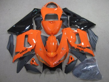 Best 2005-2006 Orange Black Ninja Kawasaki ZX6R Bike Fairing UK