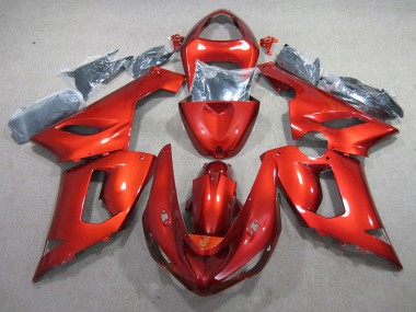 Best 2005-2006 Orange Kawasaki ZX6R Motor Fairings UK