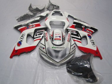 Best 2000-2002 White Red Rizoma Playboy Suzuki GSXR1000 Motorcylce Fairings UK