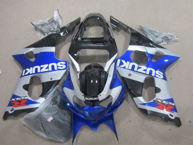 Best 2000-2002 Blue White Decal Suzuki GSXR1000 Motorcycle Fairings UK