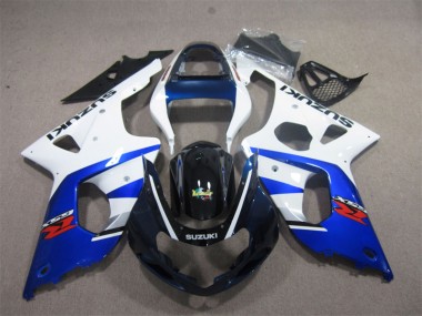 Best 2000-2002 Blue White Suzuki GSXR1000 Motorbike Fairings UK