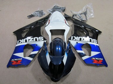 Best 2003-2004 Blue White Decal Suzuki GSXR1000 Bike Fairings UK