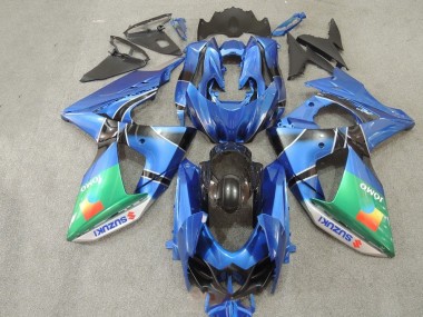 Best 2009-2016 Blue Green JOMO Suzuki GSXR1000 Motorcycle Replacement Fairings UK