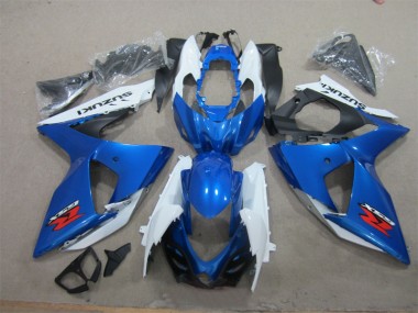 Best 2009-2016 Blue White Suzuki GSXR1000 Motorcycle Fairings UK