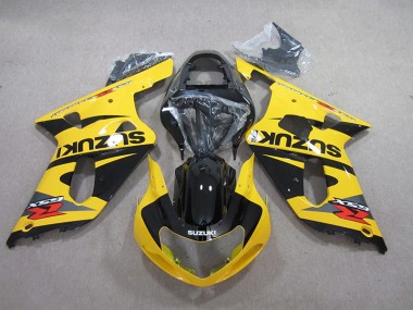 Best 2001-2003 Yellow Black Suzuki GSXR600 Motorcycle Fairings Kits UK