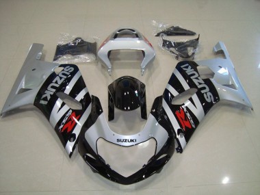 Best 2001-2003 Black Silver Suzuki GSXR750 Replacement Motorcycle Fairings UK