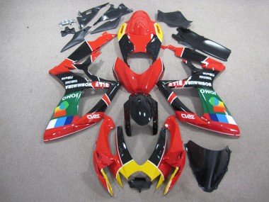 Best 2006-2007 Red Black Green Suzuki GSXR750 Replacement Fairings UK
