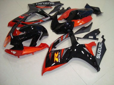Best 2006-2007 Black Red Suzuki GSXR750 Motorcycle Fairing Kits UK