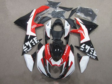 Best 2011-2021 Black Red Suzuki GSXR750 Bike Fairing UK