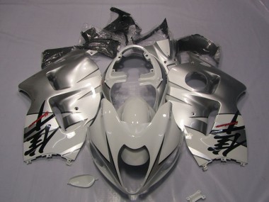Best 1996-2007 White Black Decal Suzuki GSXR1300 Hayabusa Motorcycle Fairings UK