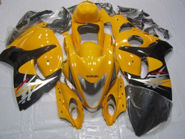 Best 2008-2019 Yellow Black Suzuki GSXR1300 Hayabusa Motorbike Fairing Kits UK