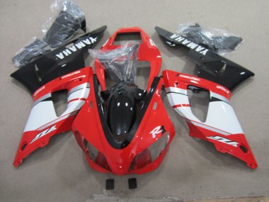 Best 1998-1999 Black Red White Decal Yamaha YZF R1 Motorbike Fairing UK