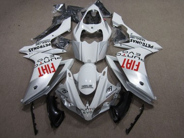 Best 2007-2008 White Fiat Yamaha YZF R1 Bike Fairings UK