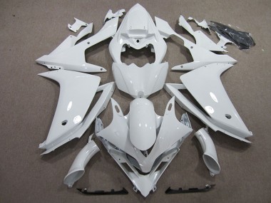 Best 2007-2008 White Yamaha YZF R1 Motorcycle Fairings UK