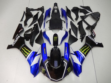 Best 2015-2019 Blue Black Monster Yamaha YZF R1 Motorbike Fairings UK