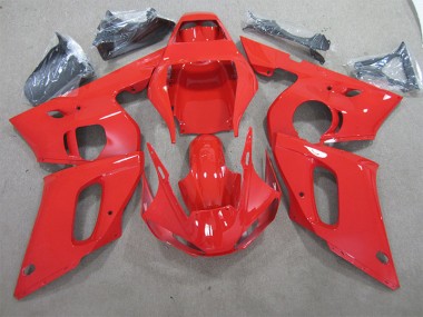Best 1998-2002 Red Yamaha YZF R6 Motorcycle Fairing Kits UK